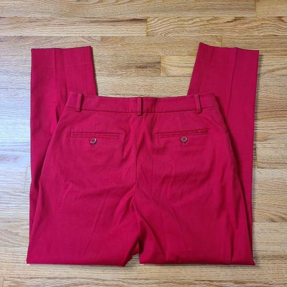 Ralph Lauren Black Label Size 2 Red Cropped Pants - Picture 5 of 5